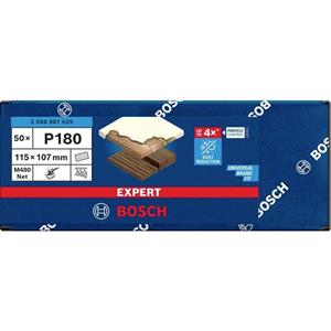 Bosch 2608901629 Schuurnet voor vlakschuurmachine Korrelgrootte 180 (l x b) 115 mm x 107 mm 50 stuk(s)