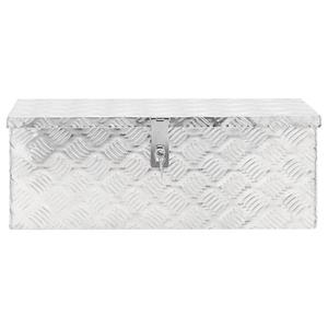 Vidaxl - Aufbewahrungsbox Silbern 70x31x27 cm Aluminium Silber