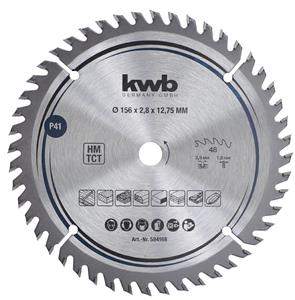 KWB Precisie-Cirkelzaagbladen | voor cirkelzagen | Ø 156 x 12,75 mm - 584168 584168