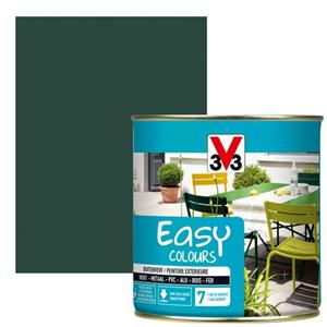 V33 Buitenverf Easy Colours Zijdeglans Baskisch Groen 500ml