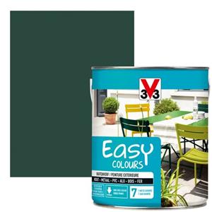 V33 Verf Multi-oppervlakken Easy Colours Zijdeglans Baskisch Groen 2,5l