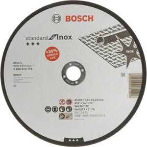 Bosch 2608619773 2608619773 Doorslijpschijf recht 230 mm 1 stuk(s) Staal