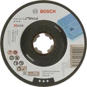 Bosch 2608619783 2608619783 Doorslijpschijf gebogen 125 mm 1 stuk(s) Metaal