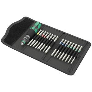 Wera Kraftform Kompakt 60 Tool Finder 05059303001 Bit-Set 17teilig Kreuzschlitz Phillips, Kreuzschli