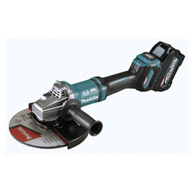 Makita XGT GA038GT201 - angle grinder - cordless - 230 mm - 2 batteries included charger