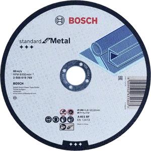 Bosch Standard for Metal 2608619768 Doorslijpschijf recht 180 mm 1 stuk(s) Metaal