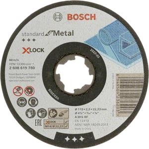 Bosch 2608619780 2608619780 Doorslijpschijf recht 115 mm 1 stuk(s) Metaal