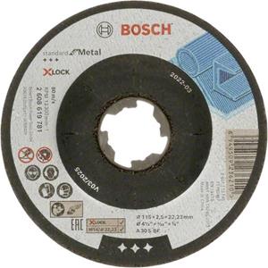 Bosch 2608619781 2608619781 Doorslijpschijf gebogen 115 mm 1 stuk(s) Metaal