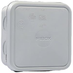Fibox 8600670 Abzweigkasten (L x B x H) 90 x 90 x 49mm Grau (RAL 7035) IP65