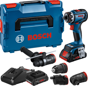 Bosch GSR 18V-90 FC 06019K6200 Accu-schroefboormachine 18 V Li-ion Incl. 2 accus, Incl. lader, Incl. koffer