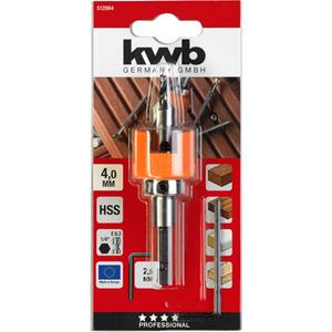 Kwb 512004 Hout-spiraalboor 1 stuks 4 mm 1 stuk(s)