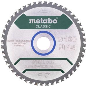 Metabo 628684000 Cirkelzaagblad 190 x 30 mm Aantal tanden: 48 1 stuk(s)