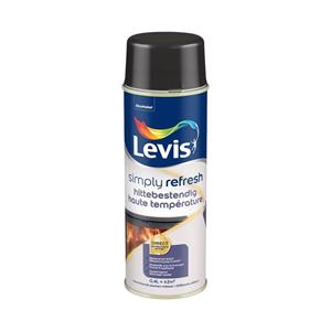 Levis Simply Refresh Hittebestendige Verf Inhoud: 0.25 l, Kleur (Levis): 7900 - Simply Black