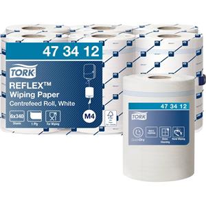 TORK Papierwischtücher für M4 Innenabrollung, 1-lagig 473412