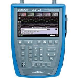 Metrix OX 9102 Digitale oscilloscoop 100 MHz 2-kanaals 2.5 GSa/s 100 kpts 12 Bit Digitaal geheugen (DSO), Handapparaat, Multimeterfuncties, Spectrumanalyzer 1