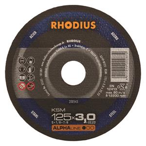 rhodiusabrasives Rhodius Abrasives - 1x Rhodius ksm Metall Trennscheibe Ø125 mm - Dicke 3 mm -