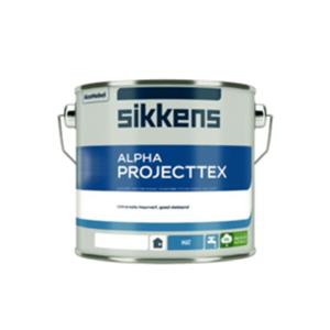 Sikkens Alpha Projecttex - Op Kleur Gemengd - 10L Nieuw