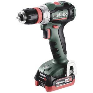 Metabo PowerMaxx BS 12 BL Q 601045800 Accu-schroefboormachine 12 V 4 Ah Li-ion Incl. 2 accus, Incl. lader, Brushless