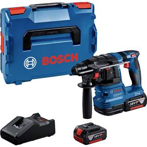 boschprofessional Bosch Professional GBH 18V-22 SDS-Plus-Akku-Bohrhammer 18V 4Ah Li-Ion