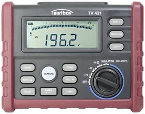 Testboy TV 431 Isolationsmessgerät 250 V, 500 V, 1000 V, 2500V 100 GΩ