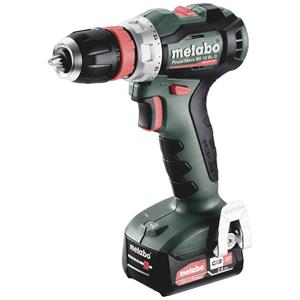 Metabo PowerMaxx BS 12 BL Q 601045500 Accu-schroefboormachine 12 V 2 Ah Li-ion Incl. 2 accus, Incl. lader, Brushless