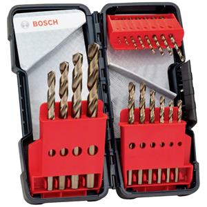 boschaccessories Bosch Accessories 2607017047 HSS-Co Metall-Spiralbohrer-Set 18teilig 1 mm, 1.5 mm, 2 mm, 2.5 mm, 3 m