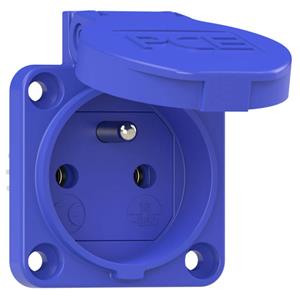 pcelectric PC Electric 108-0bc Geaard stopcontact IP54 Blauw
