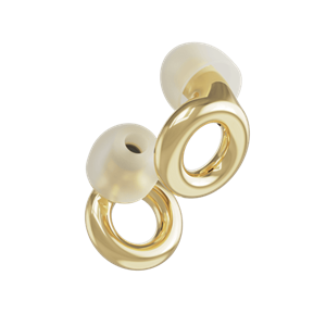 Loop Experience Noise Reducing Ear Plugs - Gold , Noise Reduction Up to 18dB, For Festivals, Concerts&Live Events