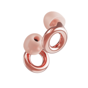 Loop Experience Noise Reducing Ear Plugs - Rose Gold , Noise Reduction Up to 18dB, For Festivals, Concerts&Live Events