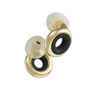 Loop Experience Plus Noise Reducing Ear Plugs - Gold , Noise Reduction Up to 18dB, For Festivals, Concerts&Live Events