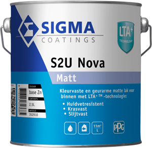 Sigma s2u nova matt kleur 0.5 ltr