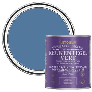 Rust-Oleum Keukentegelverf Zijdeglans - Zijdeblauw 750ml