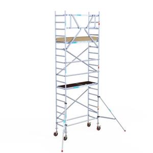 Euroscaffold Basic Rolsteiger – Professionele Steiger 75x190 Cm – 6,2 Meter Werkhoogte