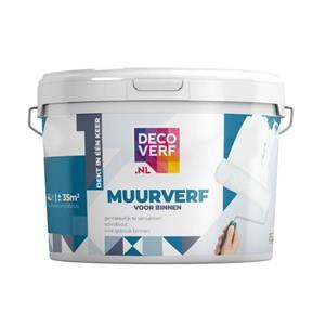 Decoverf.nl Decoverf Muurverf 9003 Wit, 4l