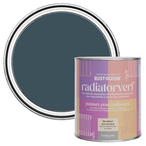 Rust-Oleum Radiatorverf Zijdeglans - Avondblauw 750ml