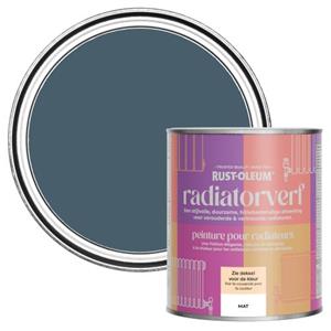 Rust-Oleum Radiatorverf Mat - Blauwdruk 750ml
