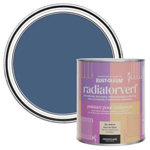 Rust-Oleum Radiatorverf Hoogglans - Inktblauw 750ml