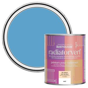 Rust-Oleum Radiatorverf Mat - Ceruleumblauw 750ml