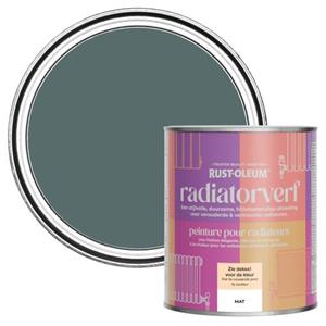 Rust-Oleum Radiatorverf Mat - Diepe Zee 750ml