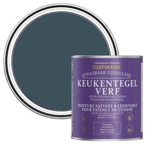 Rust-Oleum Keukentegelverf Zijdeglans - Avondblauw 750ml
