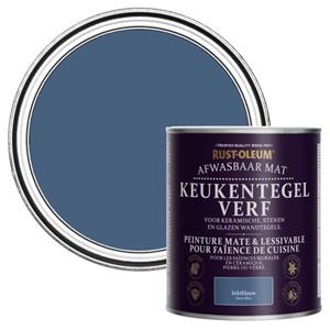 Rust-Oleum Keukentegelverf Mat - Inktblauw 750ml