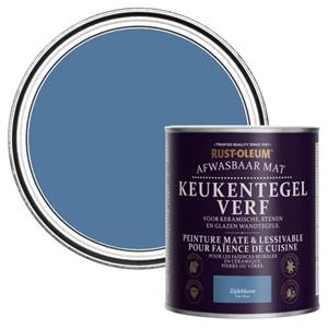Rust-Oleum Keukentegelverf Mat - Zijdeblauw 750ml