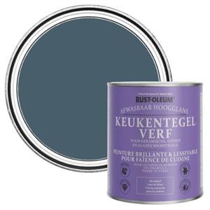 Rust-Oleum Keukentegelverf Hoogglans - Blauwdruk 750ml