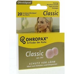 Ohropax Oordopjes Classic 20 stuks