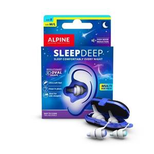Alpine Sleepdeep earplugs multi size pack 2 Paar