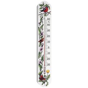 TFA Dostmann Analoges Innen-Außen-Thermometer Thermometer Wit, Bloemen