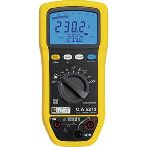 Chauvin Arnoux C.A 5273 Multimeter Digitaal Spatdicht (IP54) CAT III 1000 V, CAT IV 600 V Weergave (counts): 6000
