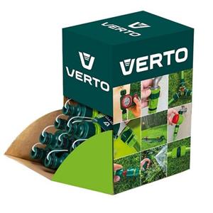 Verto Displaybox Buitenkraan Koppelstuk Voor Tuinslang 13mm (1/2:) 19mm (3/4:) (30 Stuks)