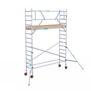 Euroscaffold Basic Rolsteiger – Professionele Steiger 75x305 Cm – 5,2 Meter Werkhoogte