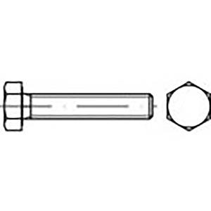 TOOLCRAFT TO-6862134 Zeskantbouten M42 180 mm Buitenzeskant DIN 961 Staal 1 stuk(s)